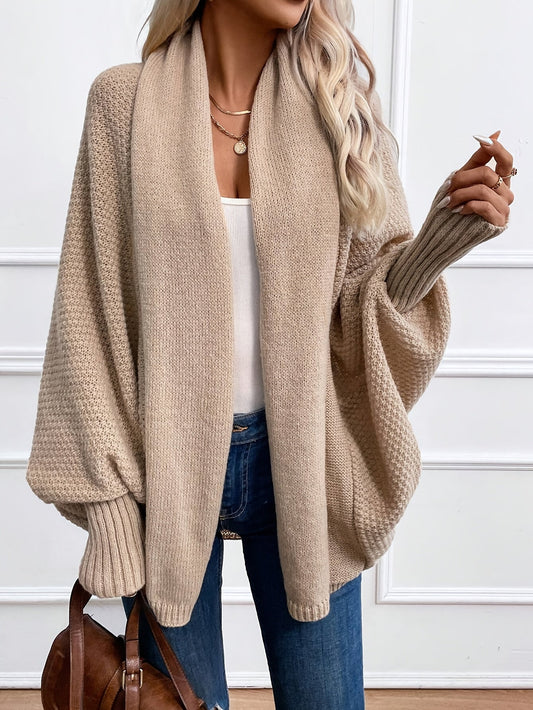 ModeGeist | Cardigan mit Übergrößenärmeln Acryl Warm und Bequem - ModeGeist