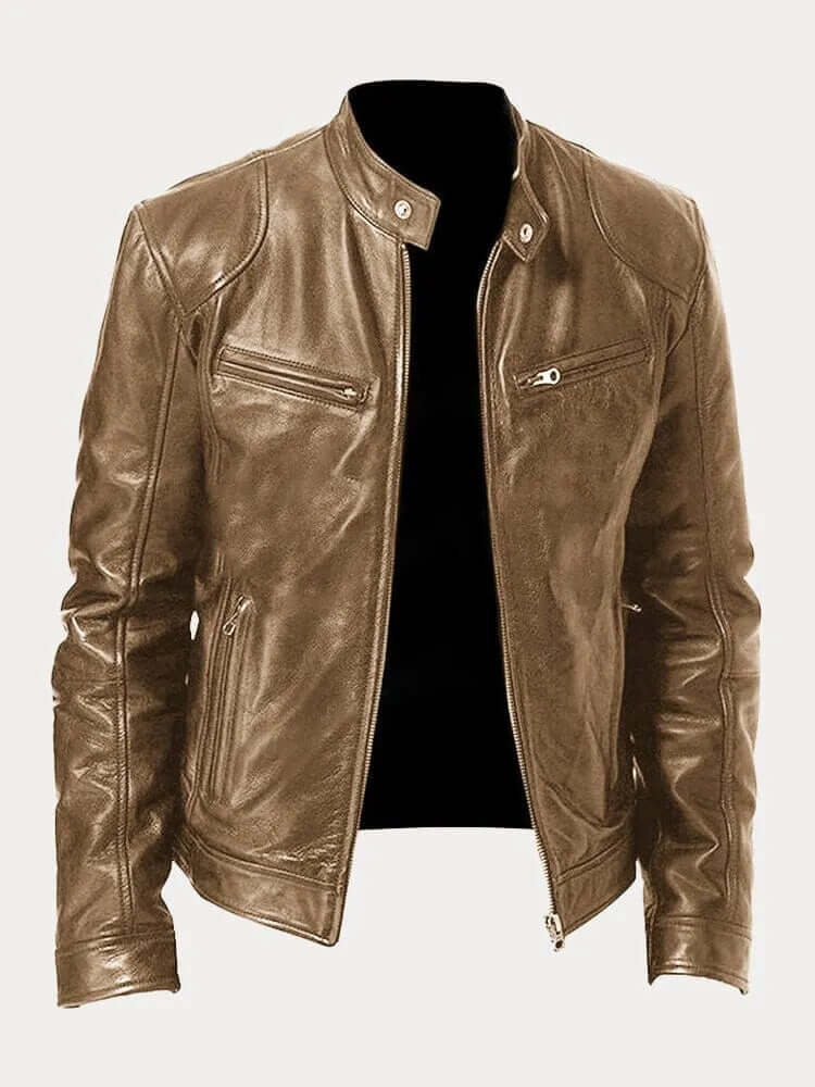 ModeGeist | Herren Klassische Lederjacke