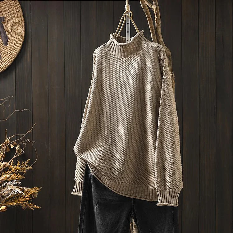 Larren Rollkragenpullover aus Strick
