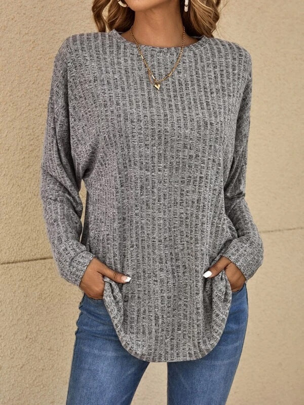 Lässiger Langarm-Pullover von Elizabeth