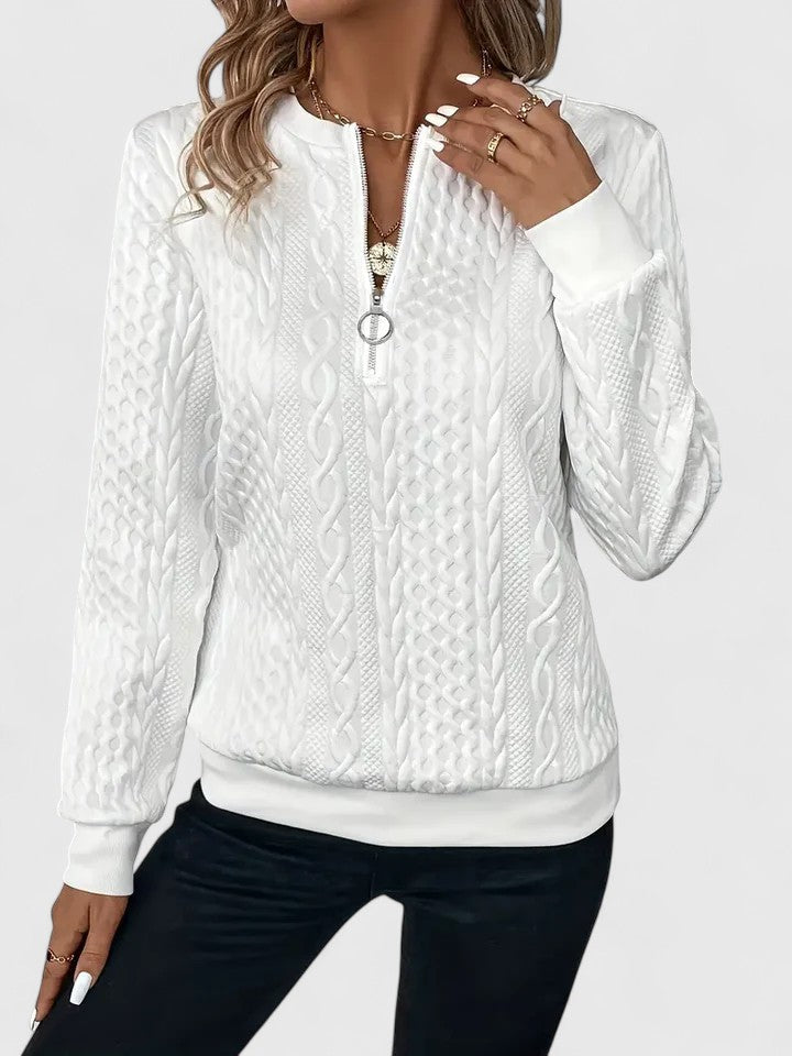 MODEGEIST Damen Strickpullover Kuschelig Relaxed Fit