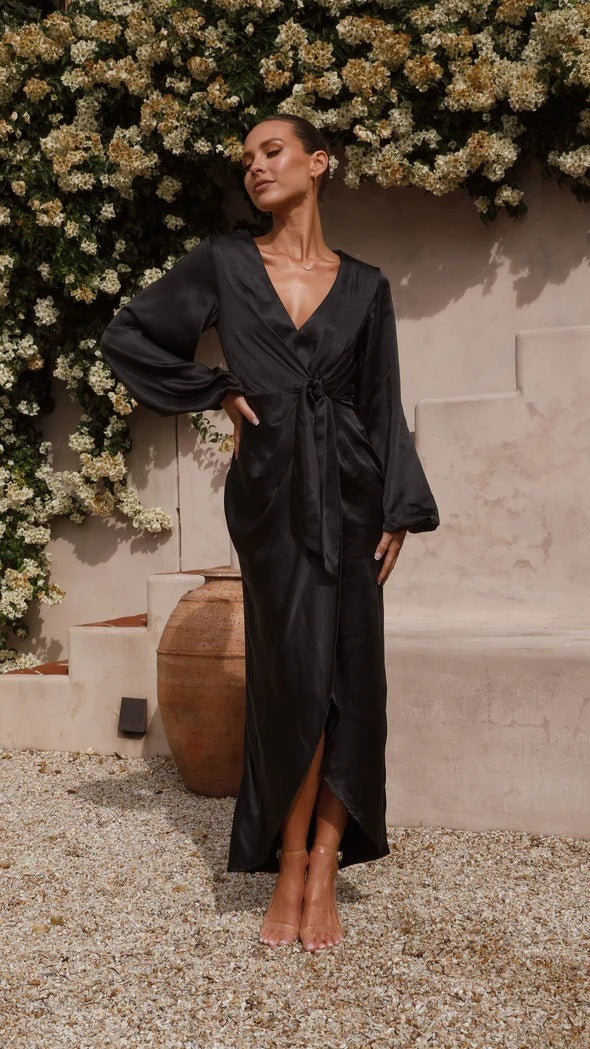 Fudus Laternenärmel-Kleid