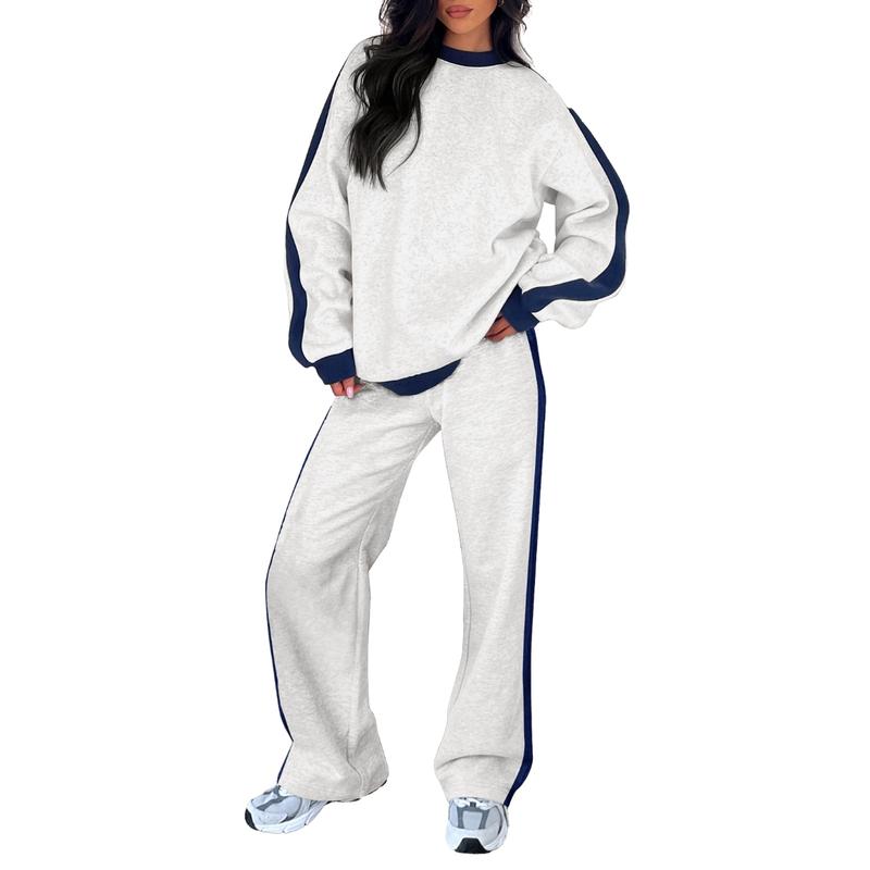 MODEGEIST Damen Sweatshirt-Set Oversize Weicher Stoff Casual