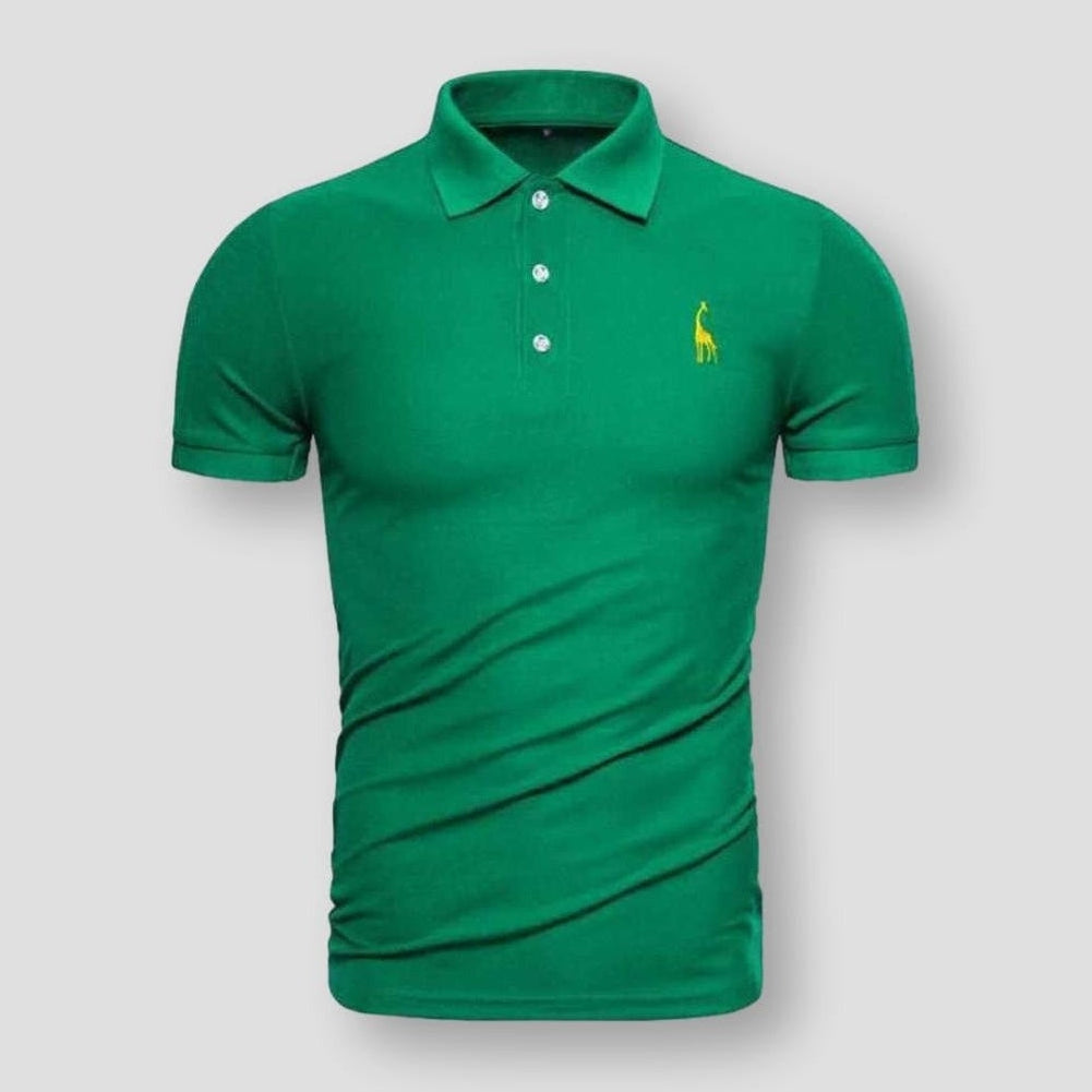 Madrid Cotton Polo Shirt by Helen Sky