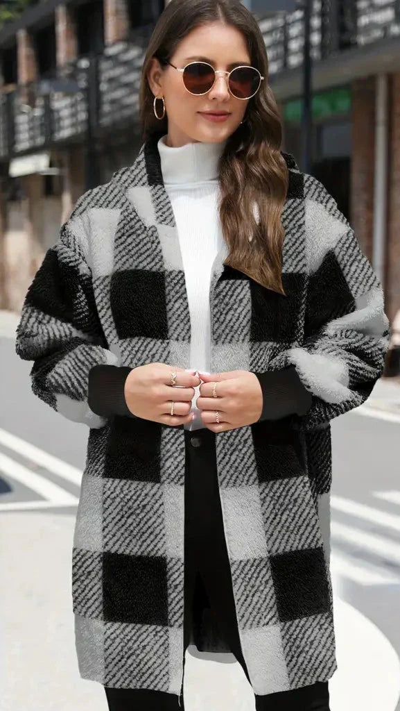 ModeGeist | Damen Langarm Kapuzen Cardigan