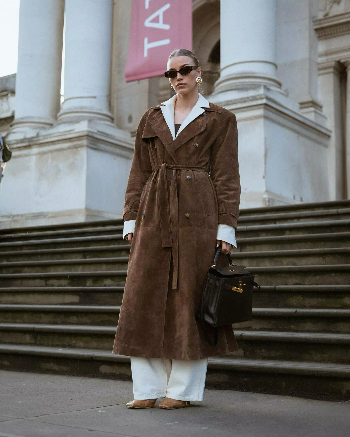 ModeGeist | Faux Suede Winterjacke für Damen