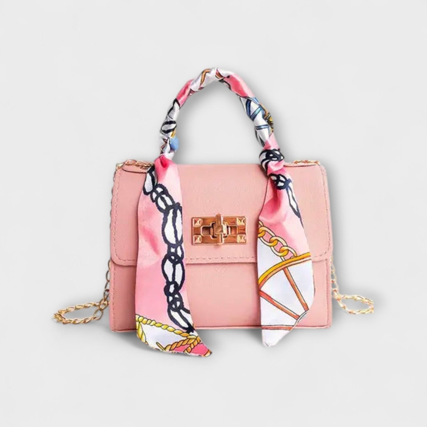 MODEGEIST Damen Handtasche Strukturiert Elegant Abnehmbare Kette