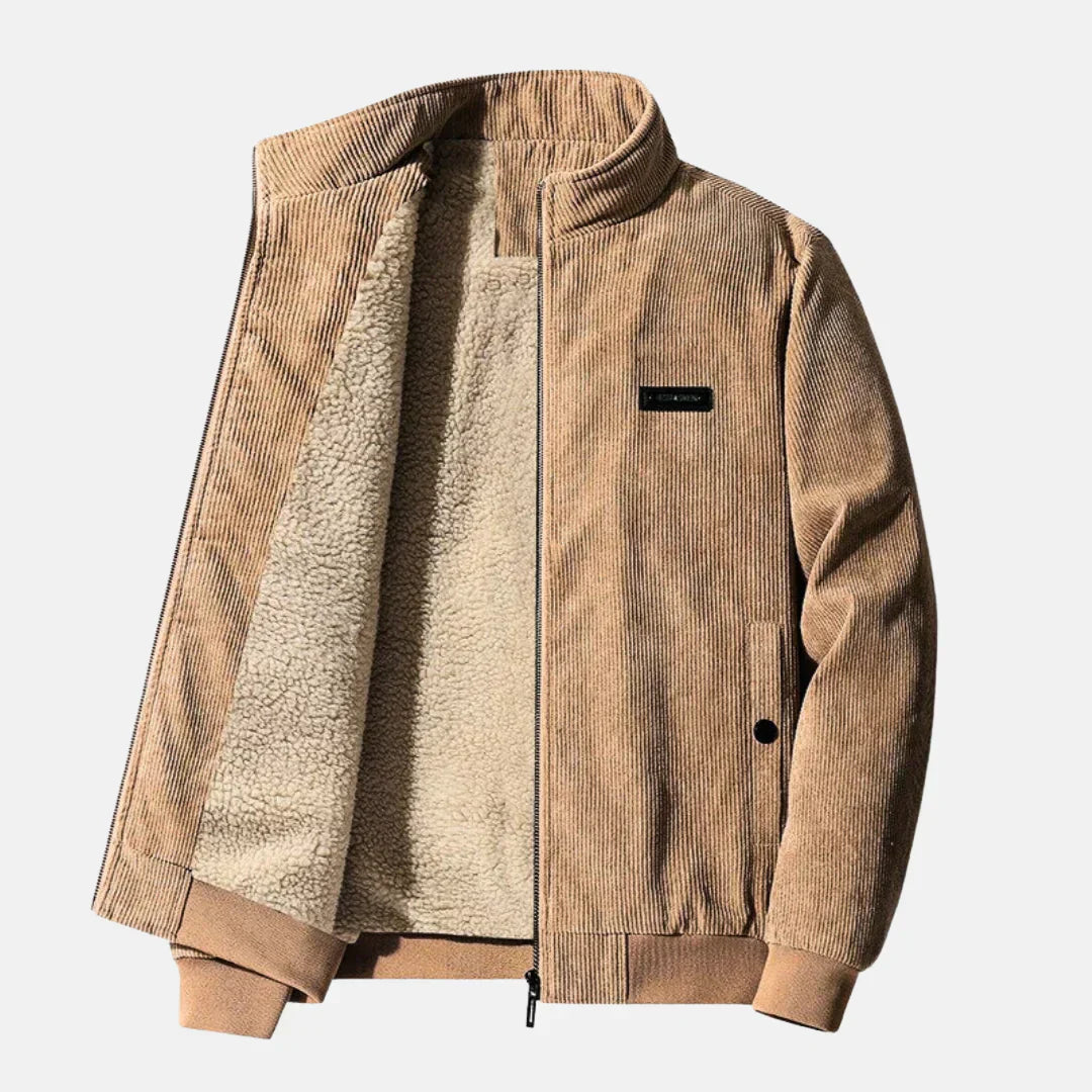 ModeGeist | Retro Cordura-Jacke für Männer | Lässig & vielseitig