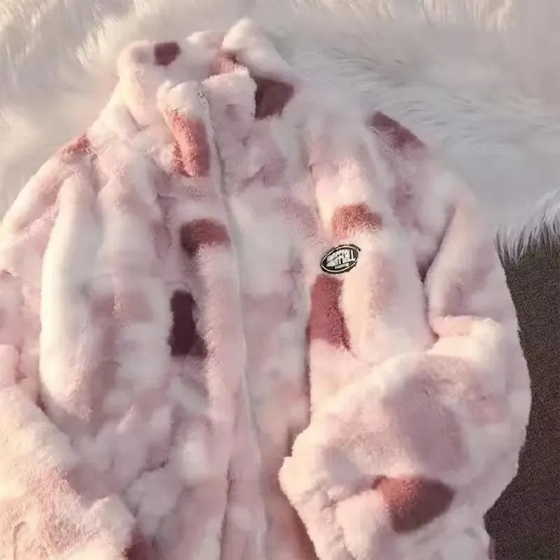 ModeGeist | Batik Fleecejacke für Damen