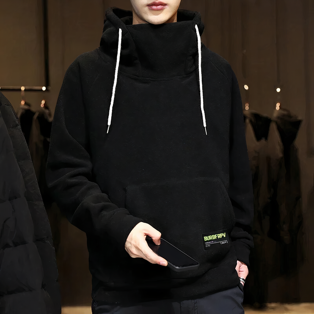 Ronan Herren Polarfleece-Hoodie