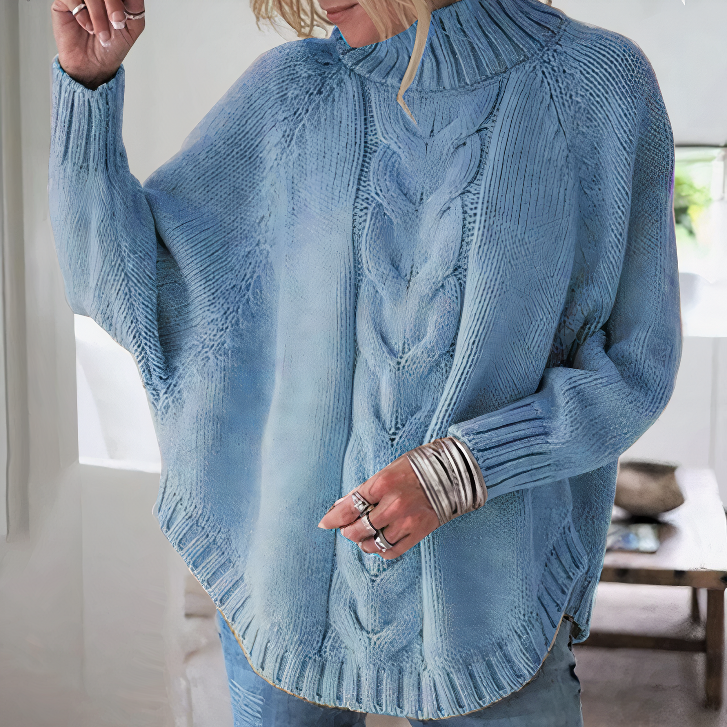 Fledermausärmel-Pullover Ariah