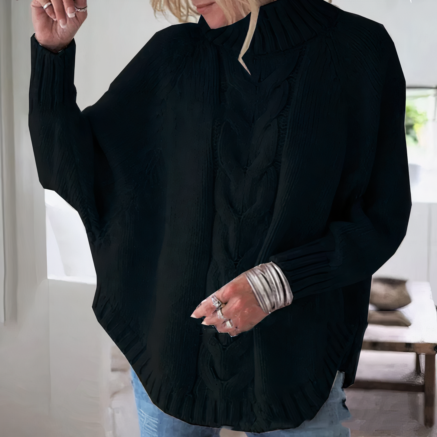 Fledermausärmel-Pullover Ariah