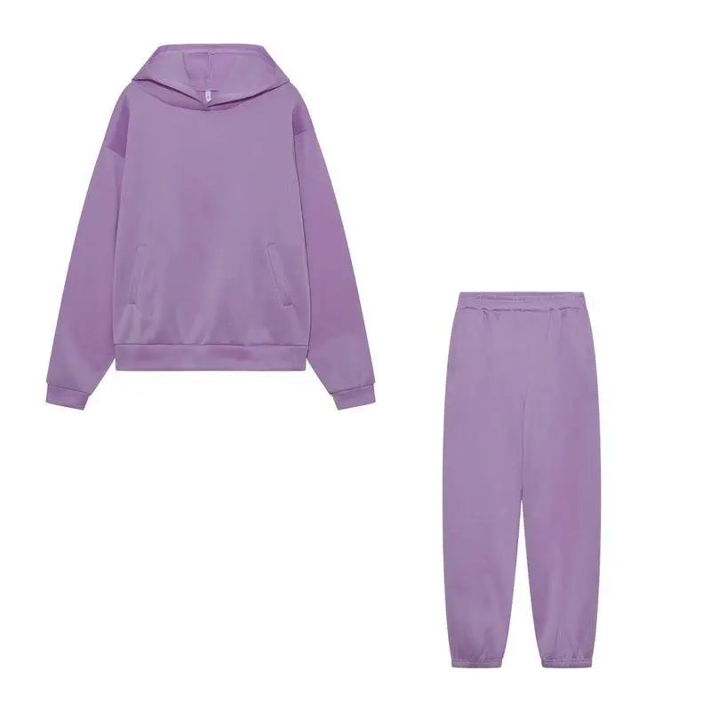 Alessia: Zweiteiliges Set aus dickem Langarm-Pullover und Hose