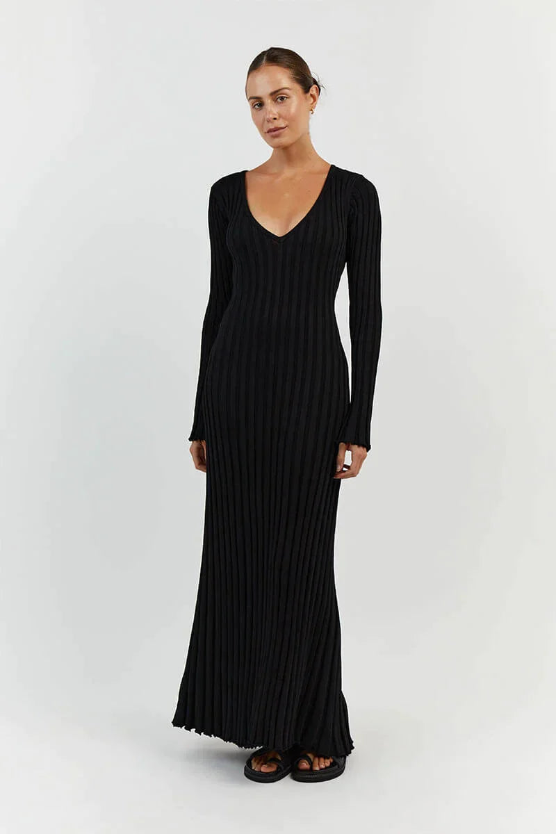 Strickkleid Alina mit langen Ärmeln
