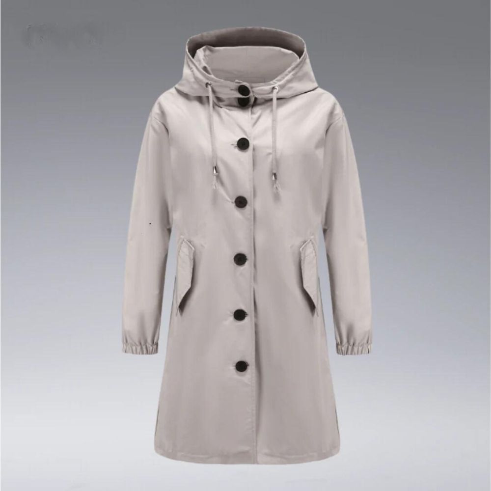 Elegantes Damen Windbreaker-Mantel - Alke