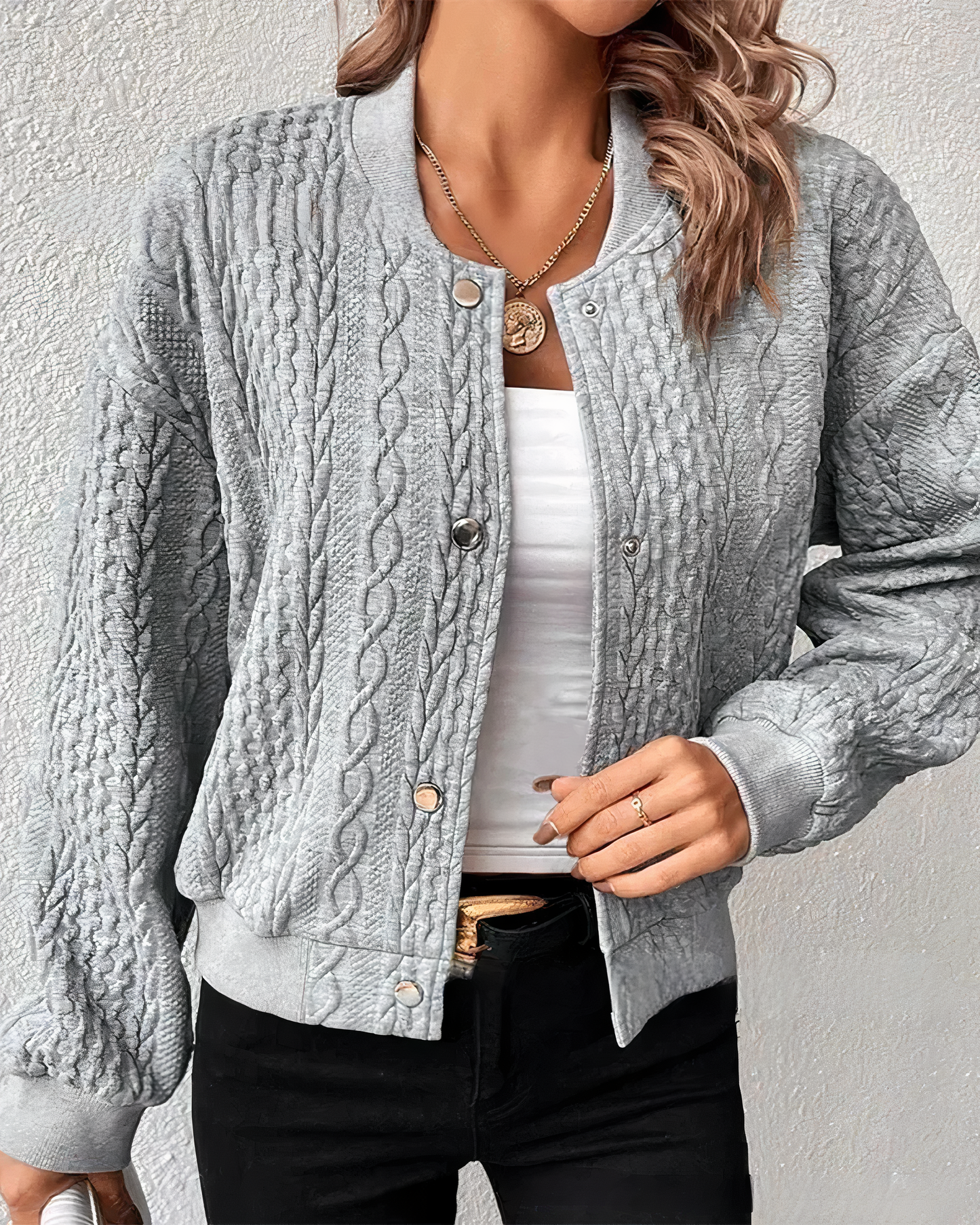 Grobstrickjacke Allison – Grob Gestrickt