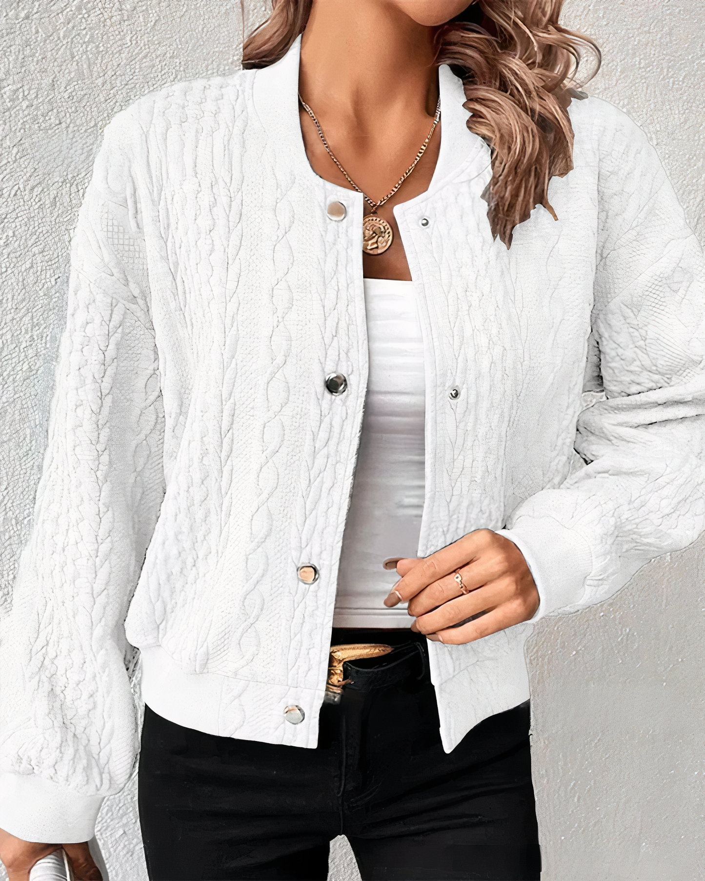 Grobstrickjacke Allison – Grob Gestrickt