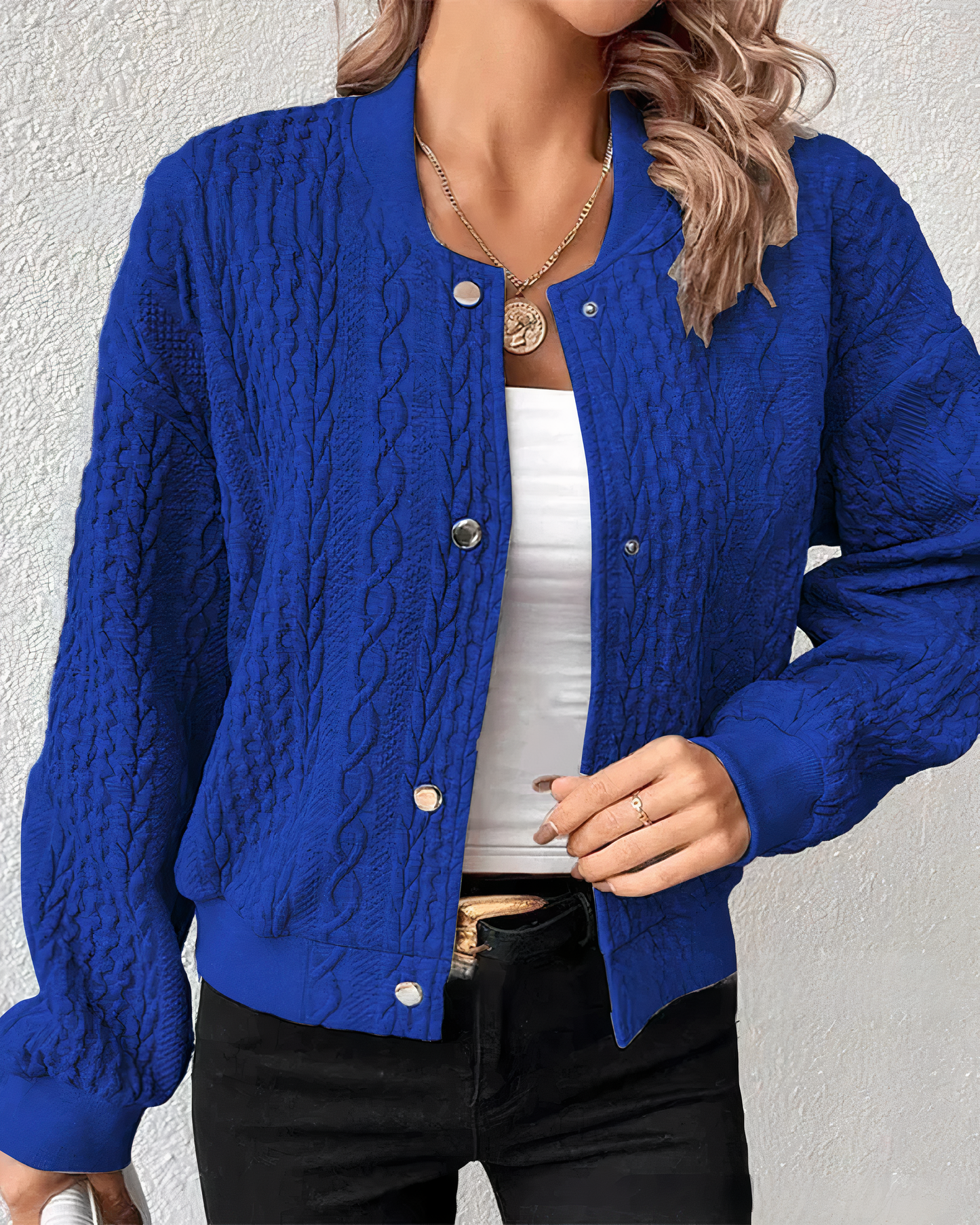 Grobstrickjacke Allison – Grob Gestrickt