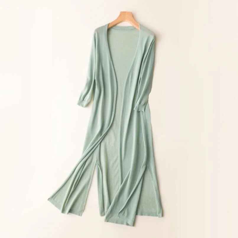 Alyssa Strickjacke - Langer Cardigan