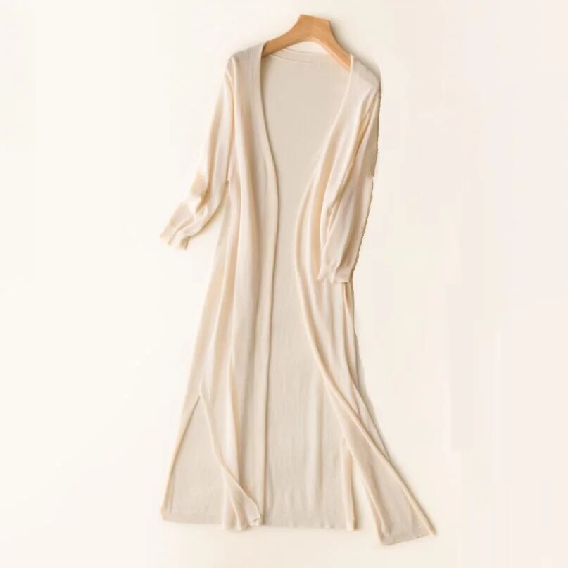 Alyssa Strickjacke - Langer Cardigan