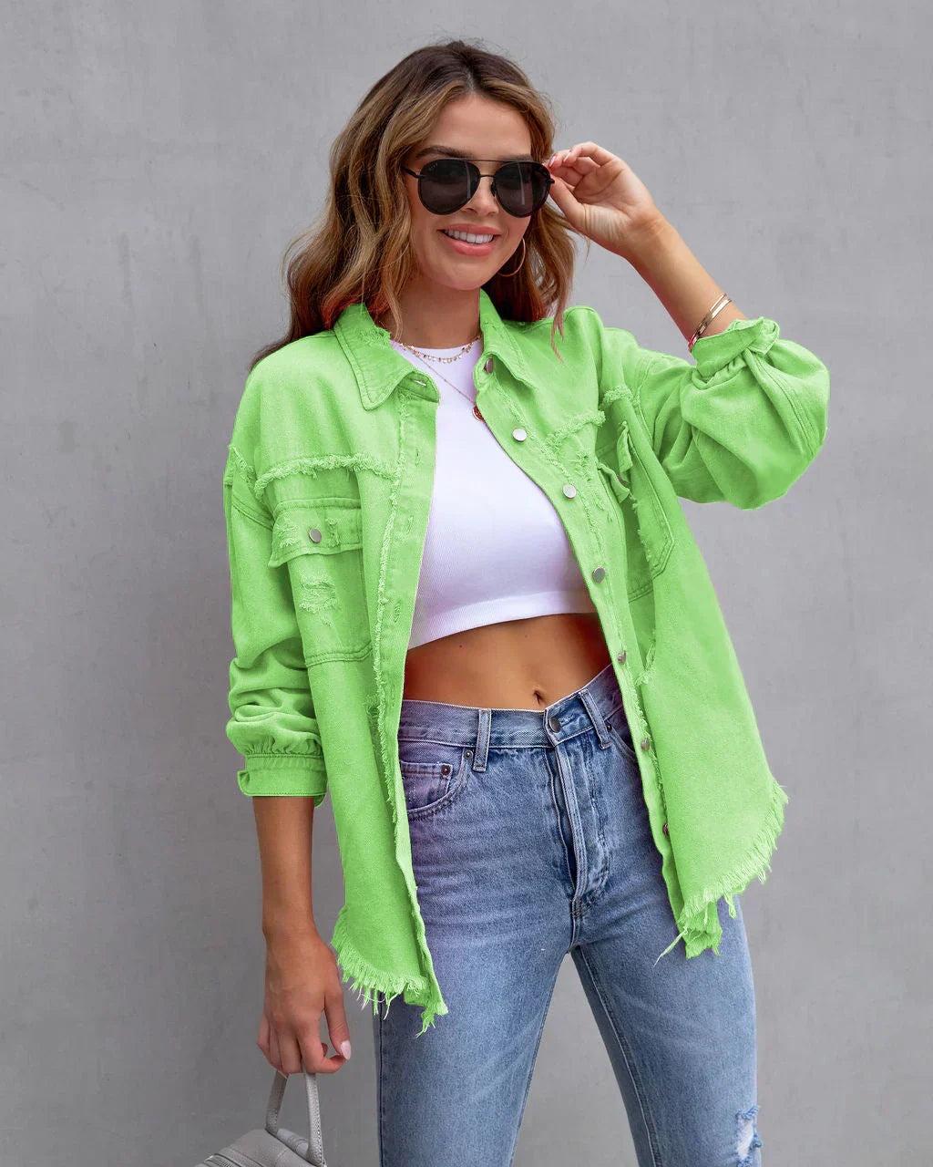 ModeGeist | Zerrissene Jeansjacke