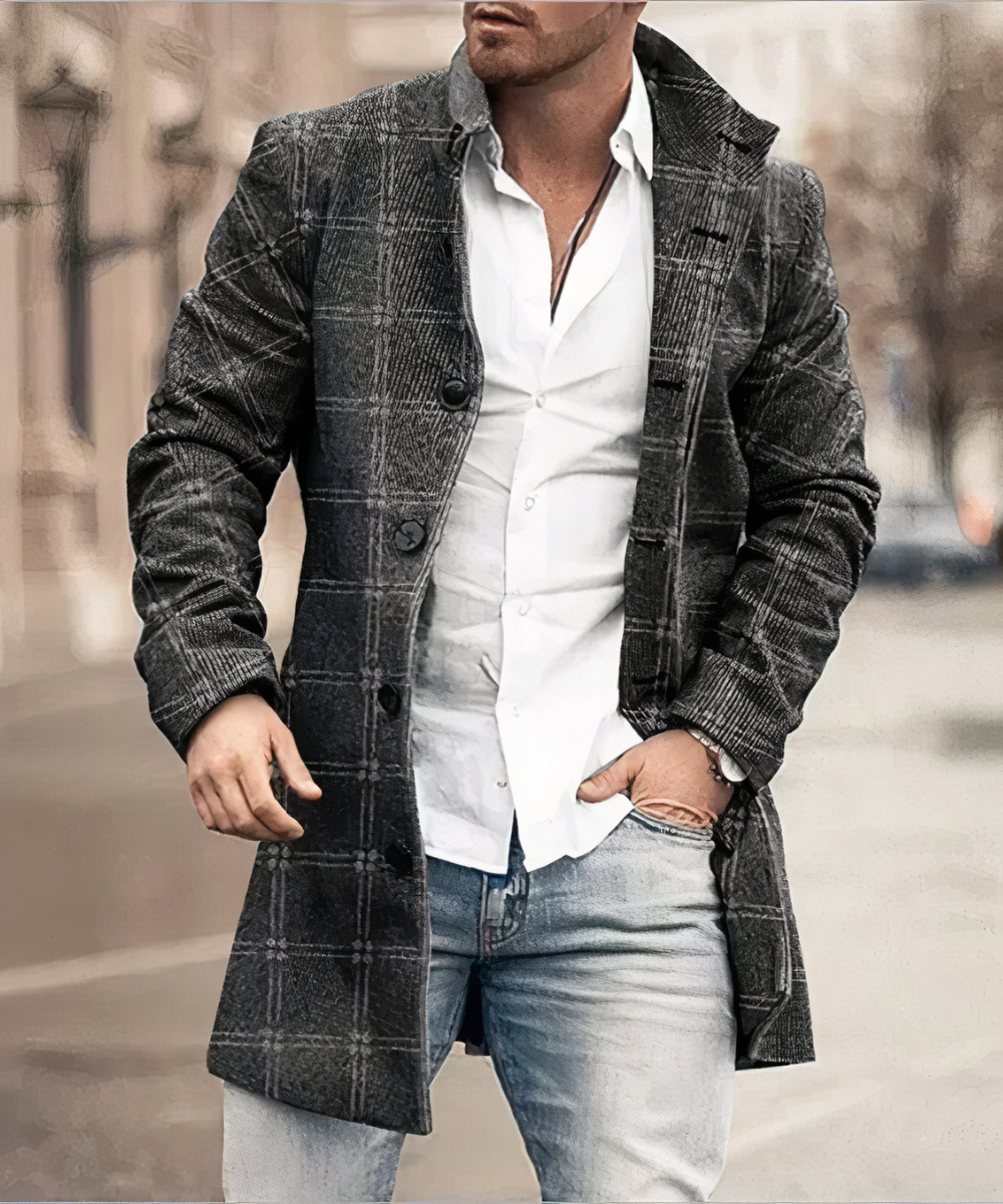 ModeGeist | Schicker Trenchcoat für Herren