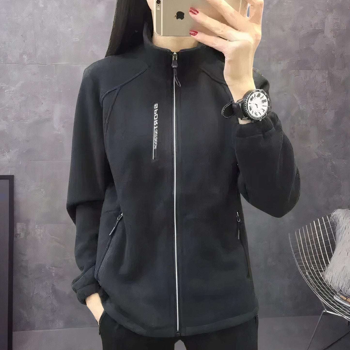 Ava: Sportive Damen Fleecejacke