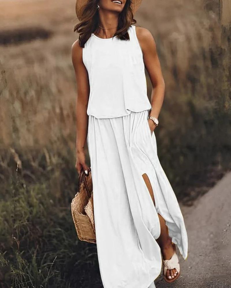 Stilvolles, farbenfrohes Kleid - Ayna