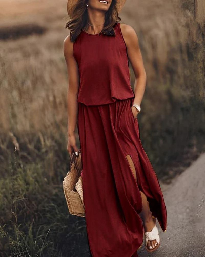 Stilvolles, farbenfrohes Kleid - Ayna