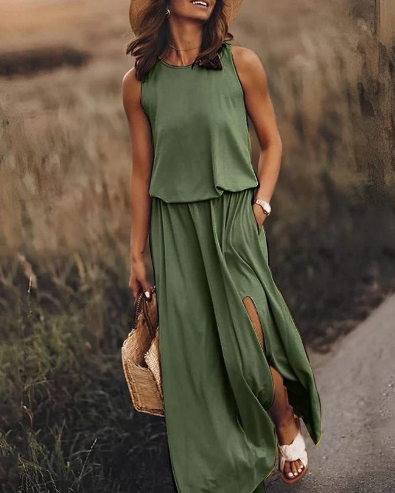 Stilvolles, farbenfrohes Kleid - Ayna