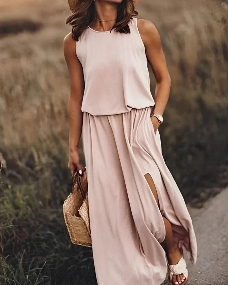 Stilvolles, farbenfrohes Kleid - Ayna
