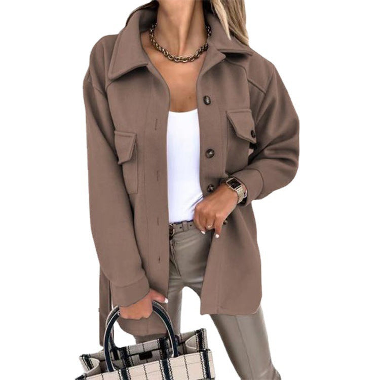 ModeGeist | Lässige Jacke mit Reißverschluss und Stylish Geschnitten Herbst Frauen