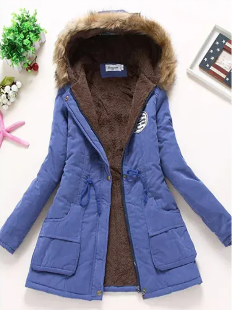 ModeGeist | Winterjacke mit Kapuze und Innenfutter für Frauen Ideal für Den Alltag
