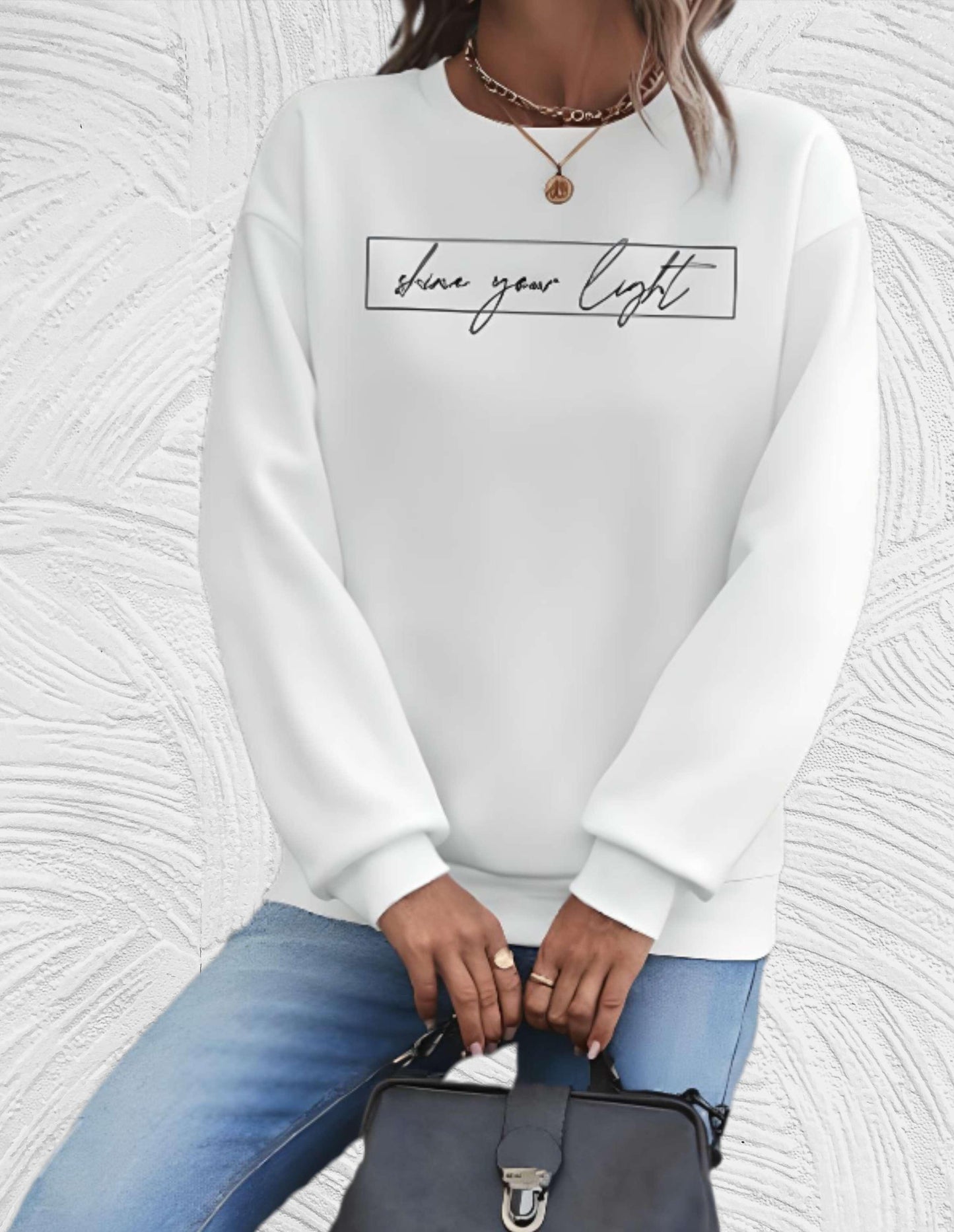 ModeGeist | Lässiges Sweatshirt mit Motivierendem Druck