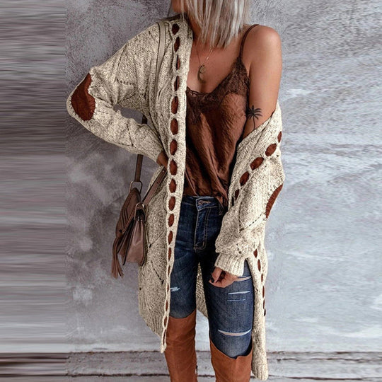 ModeGeist | Modische Strickjacke mit Kapuze