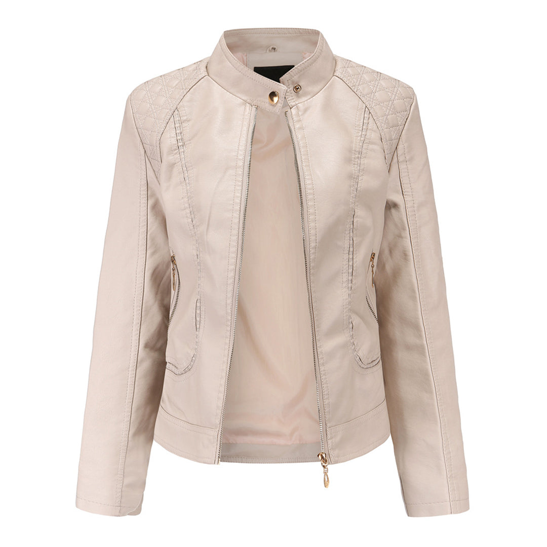 ModeGeist | Elegante Lederjacke Mit Modernem Schnitt
