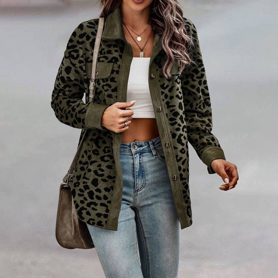 ModeGeist | Trendige Leopardenjacke