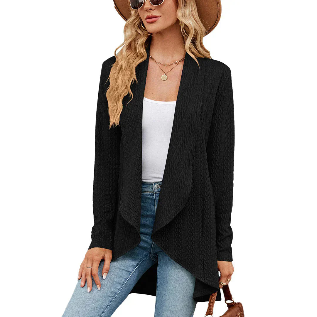 ModeGeist | Cardigan - Damen Herbst Stilvoll Langarm Cardigan