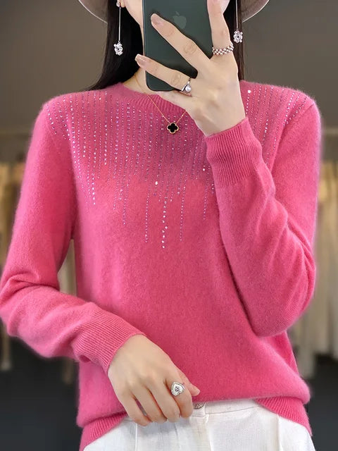 ModeGeist | Warmer Pullover mit Glitzer