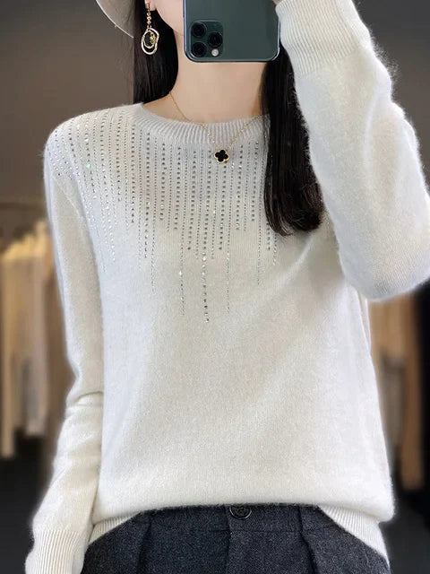 ModeGeist | Warmer Pullover mit Glitzer