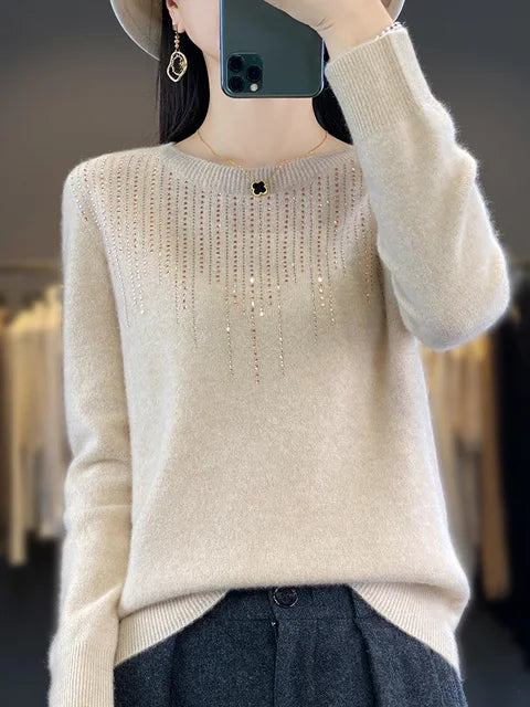 ModeGeist | Warmer Pullover mit Glitzer