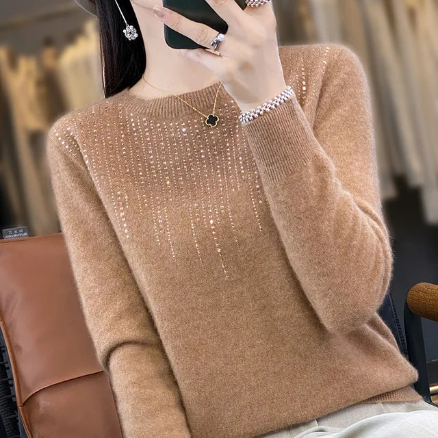 ModeGeist | Warmer Pullover mit Glitzer