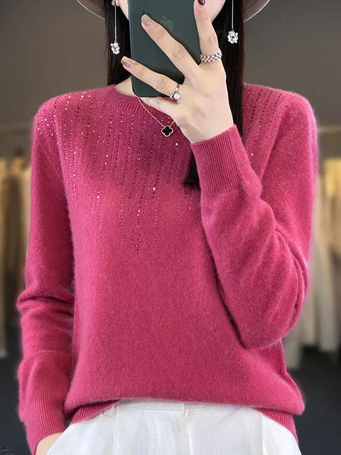 ModeGeist | Warmer Pullover mit Glitzer
