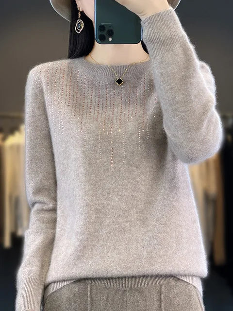 ModeGeist | Warmer Pullover mit Glitzer
