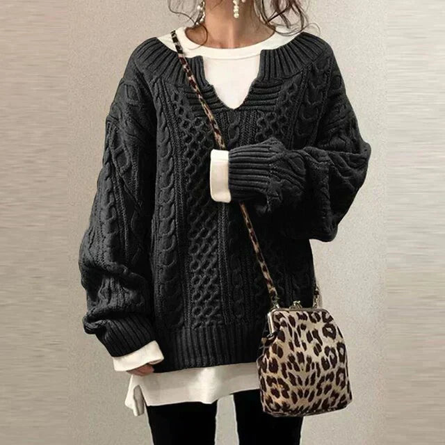 Elegantes Strickpullover-Modell "Signe"