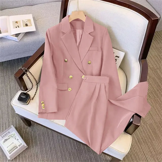 Elegantes und lässiges zweiteiliges Herbst-Outfit für Damen