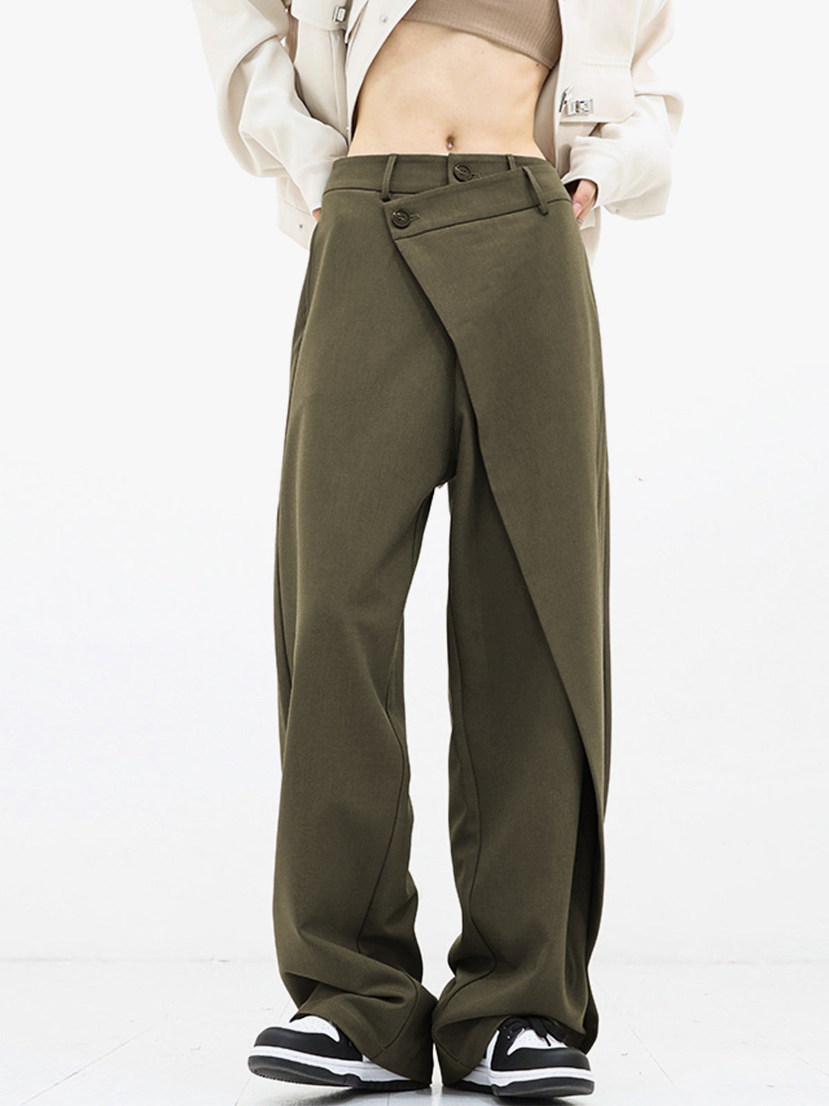 ModeGeist | Asymmetrische Weite Hosen