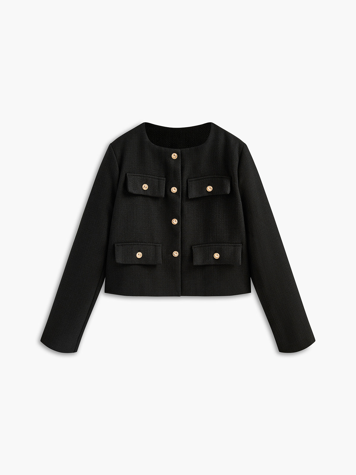 Blazer with gold buttons