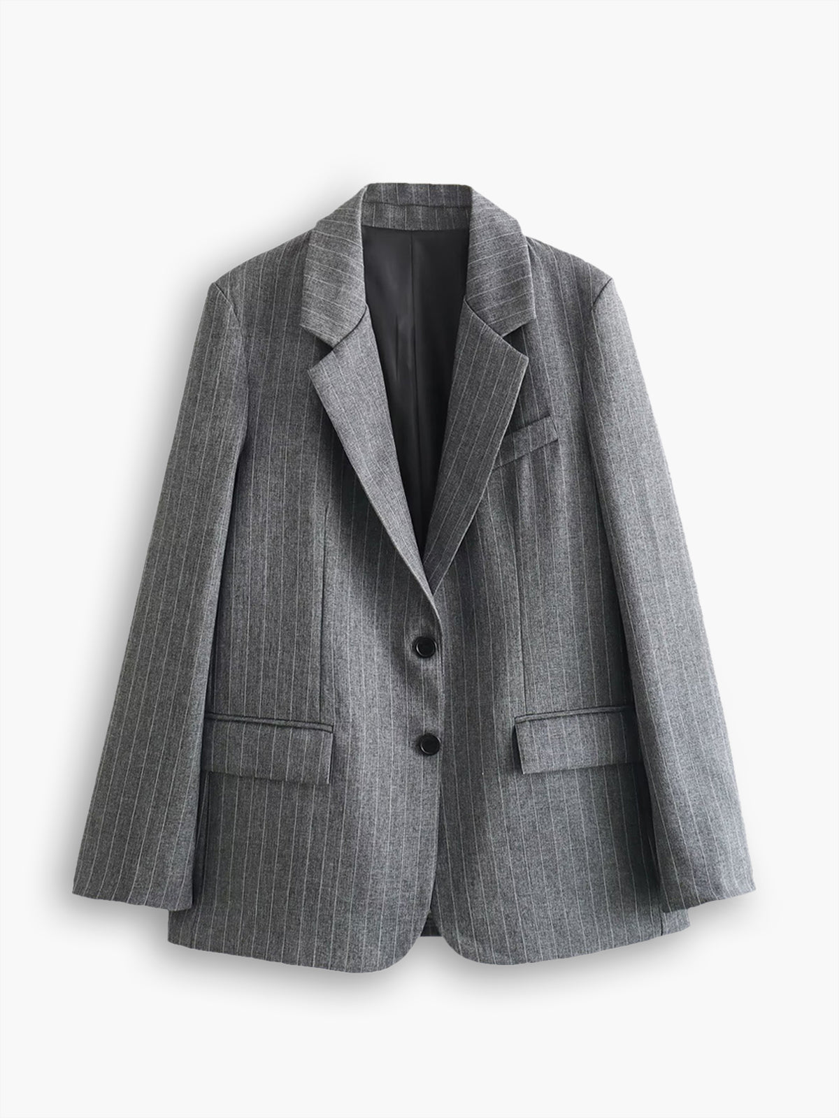 Blazer mit Nadelstreifen