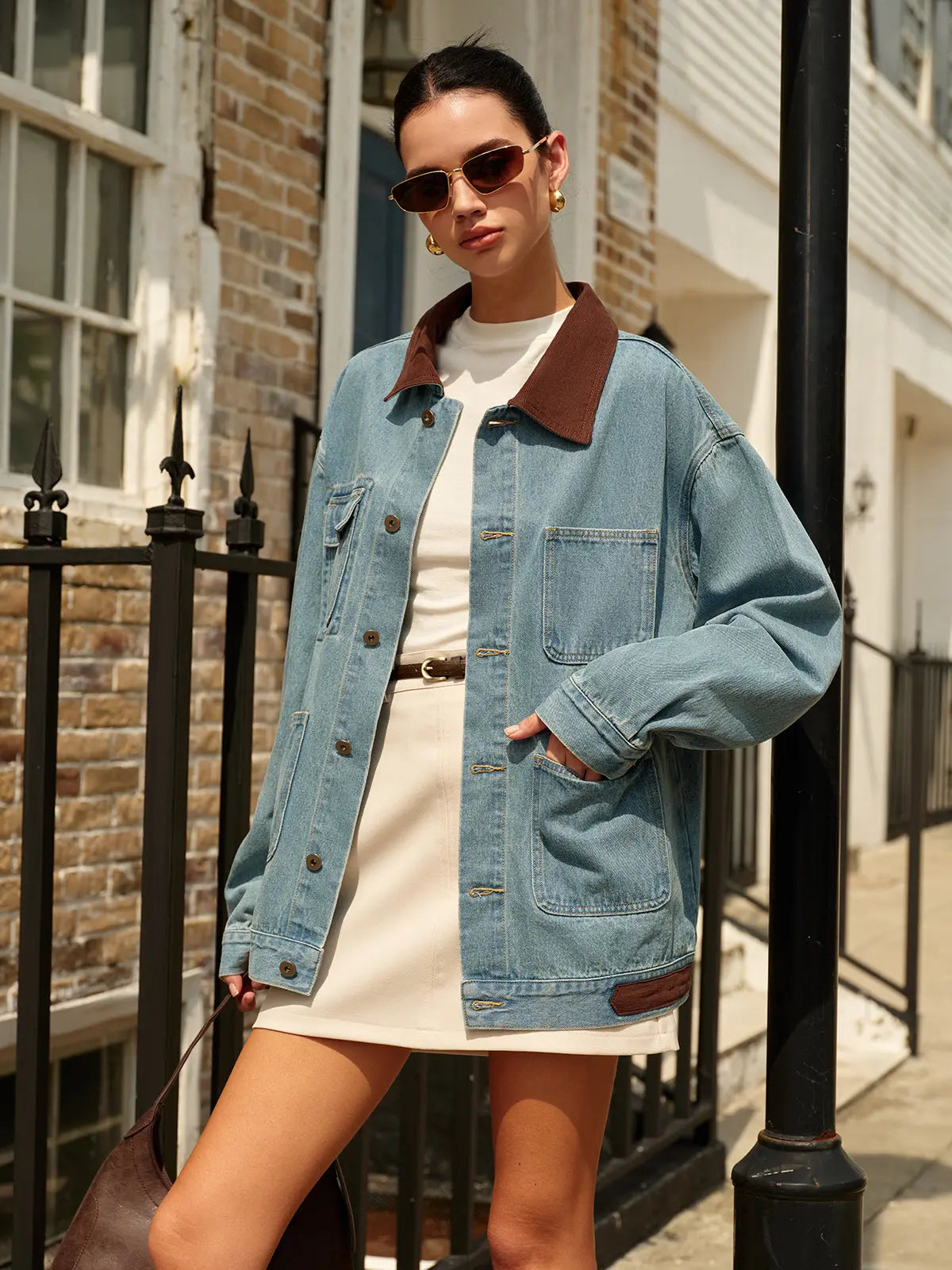 ModeGeist | Kontrast Jeansjacke